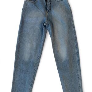 Gitano Blue Jeans Womens 7/8 High Waisted‎ Straight Leg Distressed Faded Denim
